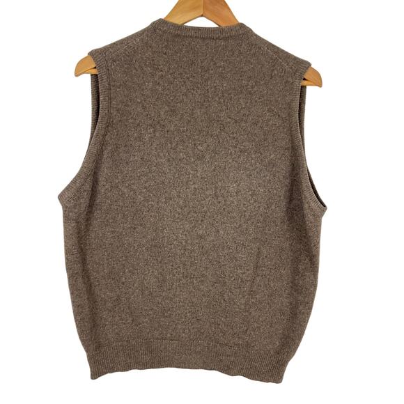 Justers Mens Vintage Wool Sweater Vest Size Large - Picture 2 of 7
